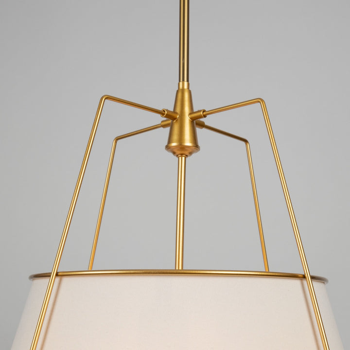Artcraft Canada - SC13364BR - Four Light Pendant - Pullman - Brass