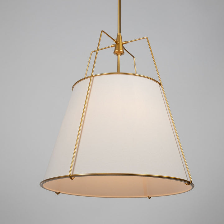 Artcraft Canada - SC13364BR - Four Light Pendant - Pullman - Brass