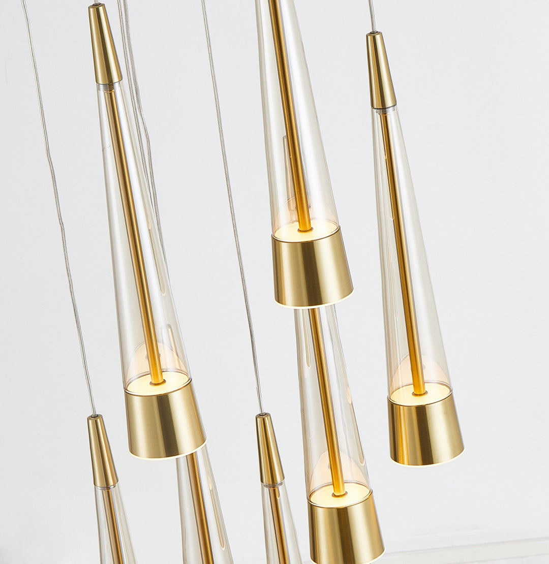Artcraft Canada - AC6829BR - LED Chandelier - Sunnyvale - Brass