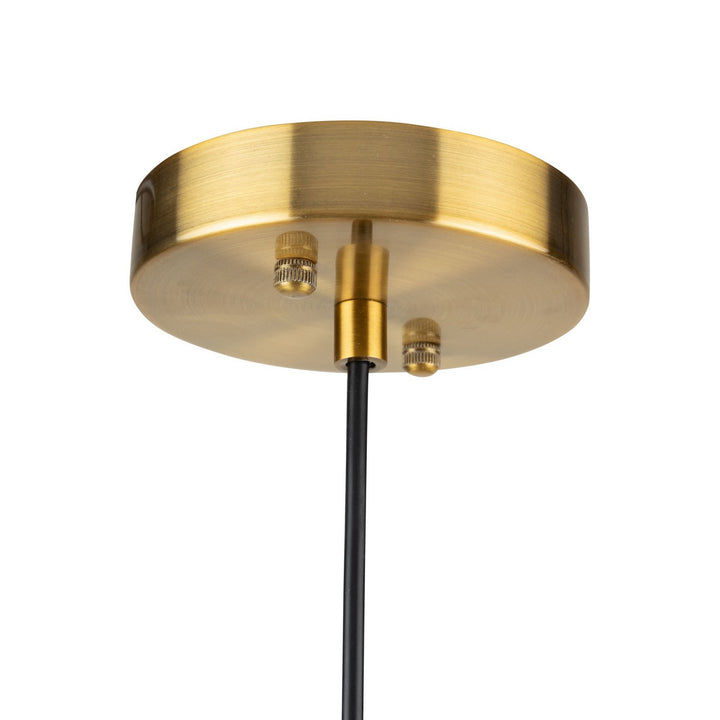 Artcraft Canada - AC10630BR - One Light Pendant - Vita - White, Brass