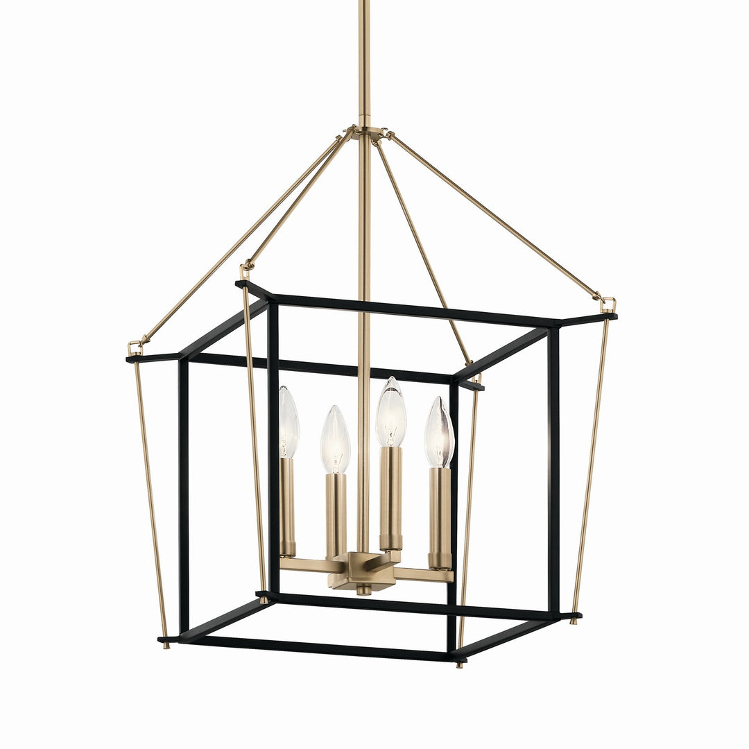 Kichler Canada - 52626CPZ - Four Light Foyer Pendant - Eisley - Champagne Bronze