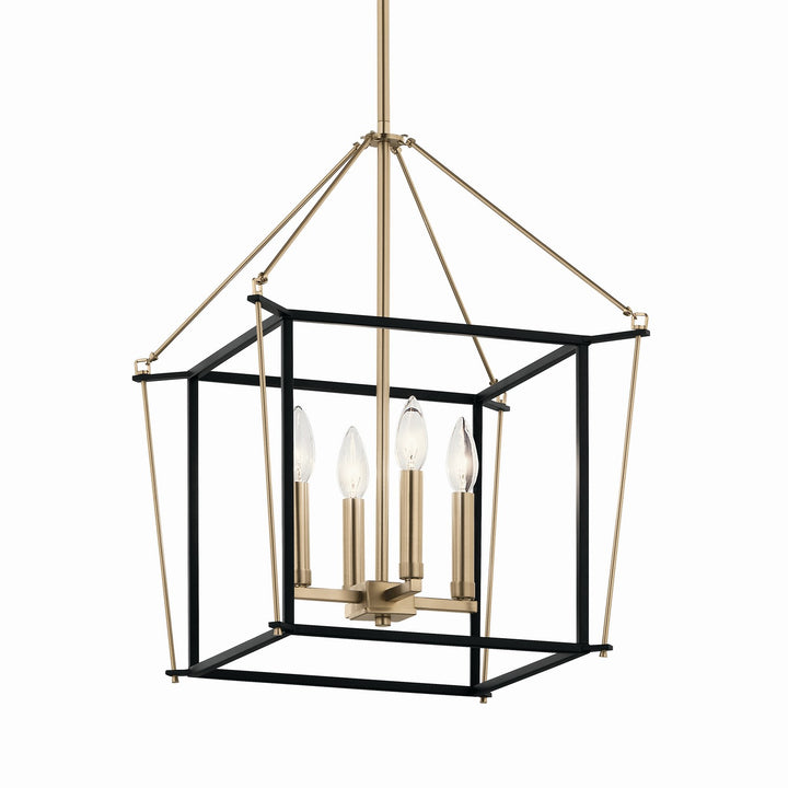 Kichler Canada - 52626CPZ - Four Light Foyer Pendant - Eisley - Champagne Bronze