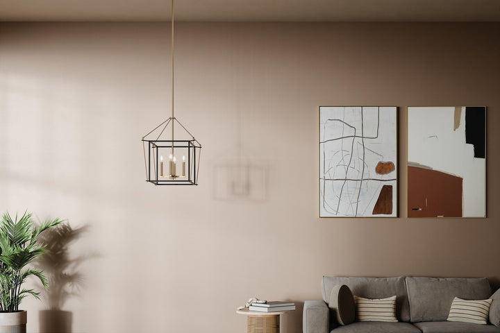 Kichler Canada - 52626CPZ - Four Light Foyer Pendant - Eisley - Champagne Bronze