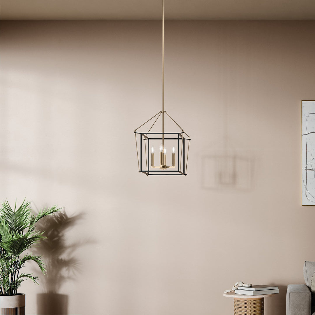 Kichler Canada - 52626CPZ - Four Light Foyer Pendant - Eisley - Champagne Bronze