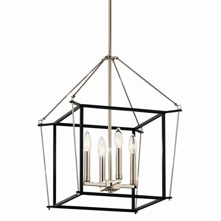 Kichler Canada - 52626PN - Four Light Foyer Pendant - Eisley - Polished Nickel