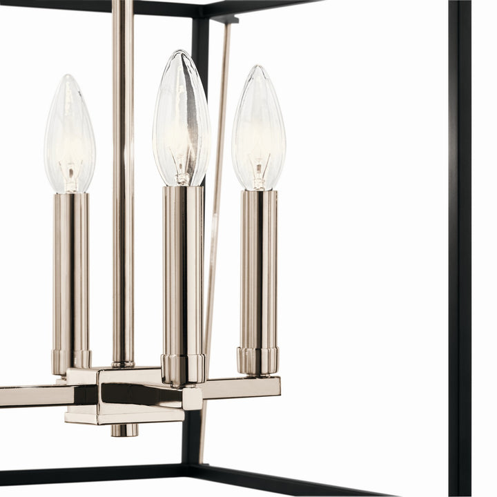 Kichler Canada - 52626PN - Four Light Foyer Pendant - Eisley - Polished Nickel