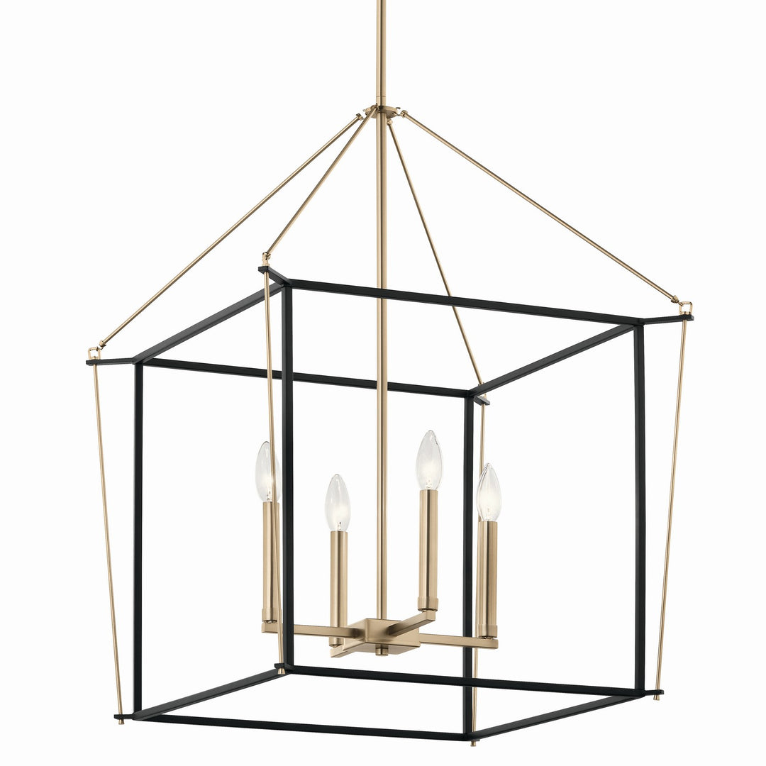 Kichler Canada - 52627CPZ - Four Light Foyer Pendant - Eisley - Champagne Bronze