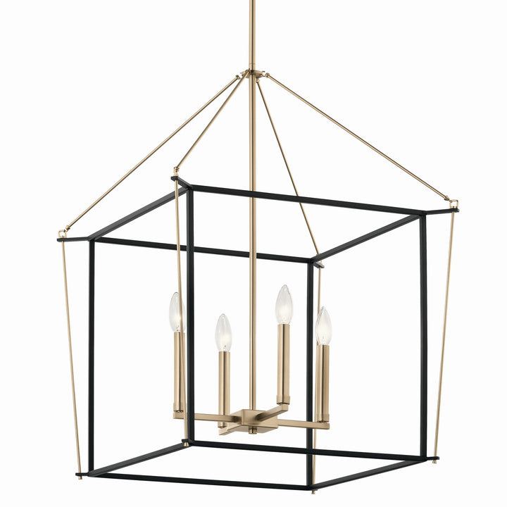 Kichler Canada - 52627CPZ - Four Light Foyer Pendant - Eisley - Champagne Bronze