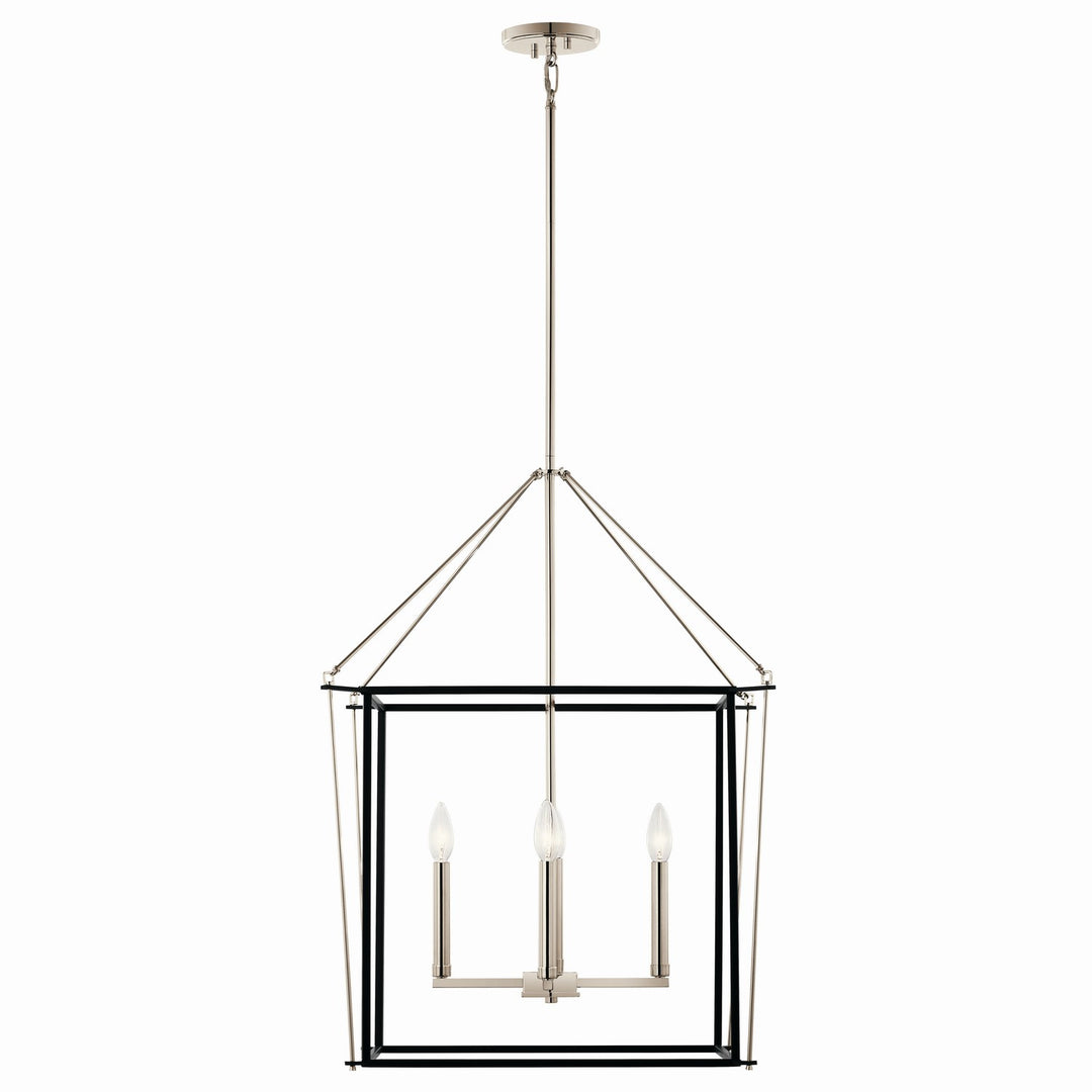 Kichler Canada - 52627PN - Four Light Foyer Pendant - Eisley - Polished Nickel