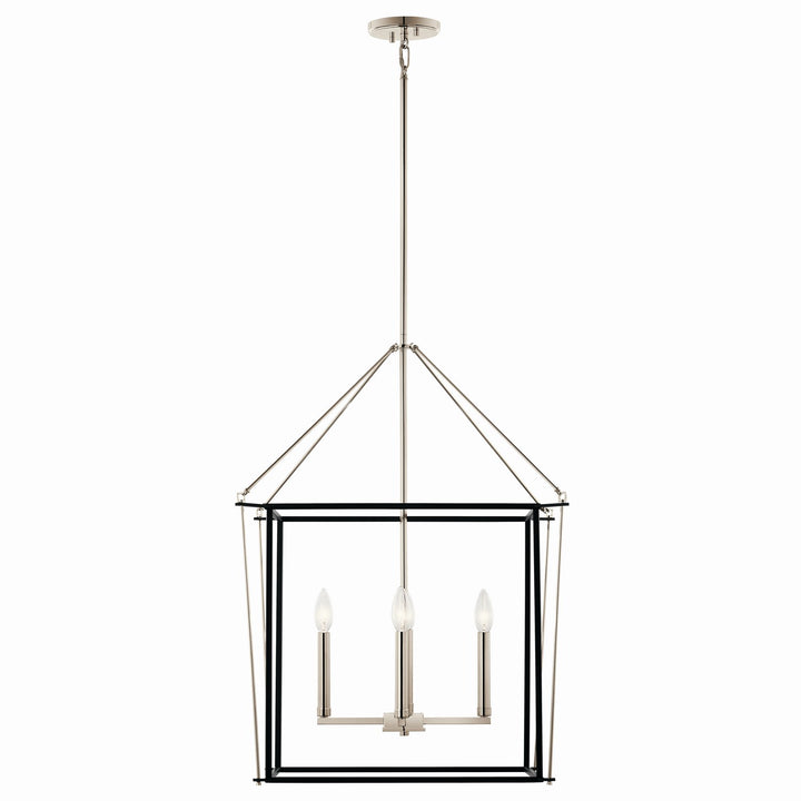 Kichler Canada - 52627PN - Four Light Foyer Pendant - Eisley - Polished Nickel