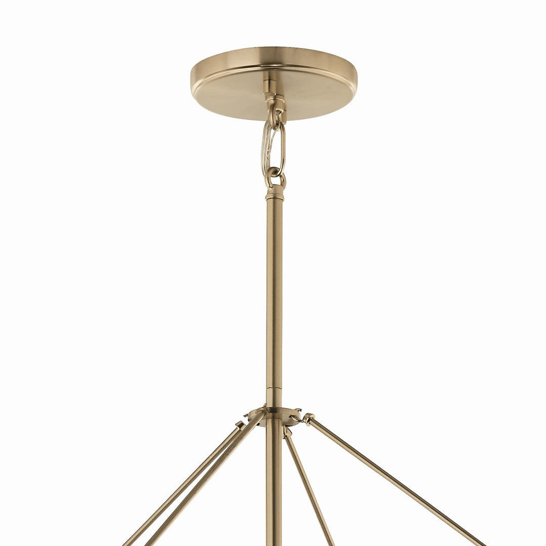 Kichler Canada - 52628CPZ - Eight Light Foyer Pendant - Eisley - Champagne Bronze