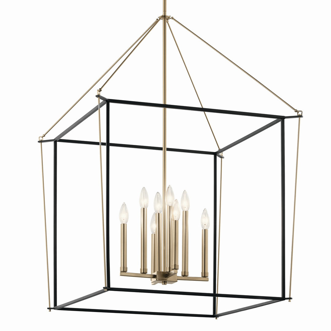 Kichler Canada - 52628CPZ - Eight Light Foyer Pendant - Eisley - Champagne Bronze