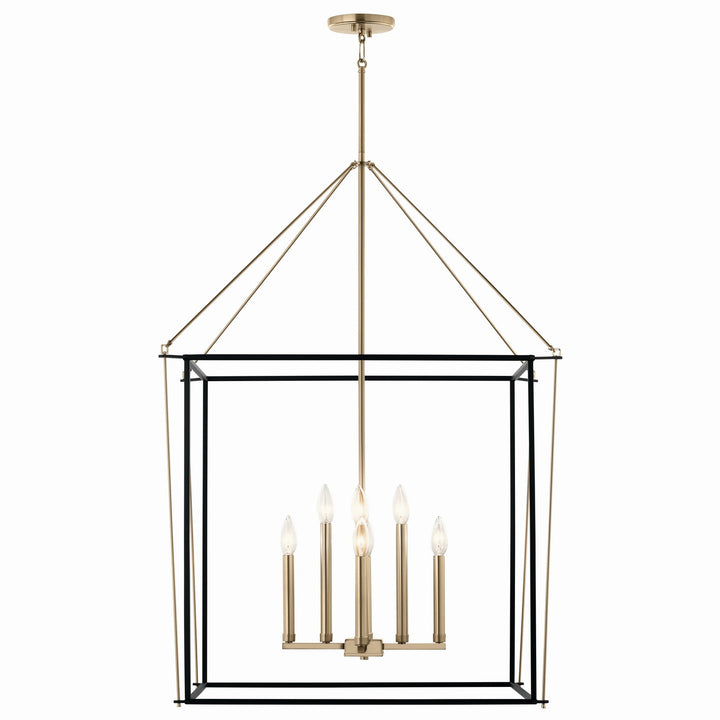 Kichler Canada - 52628CPZ - Eight Light Foyer Pendant - Eisley - Champagne Bronze