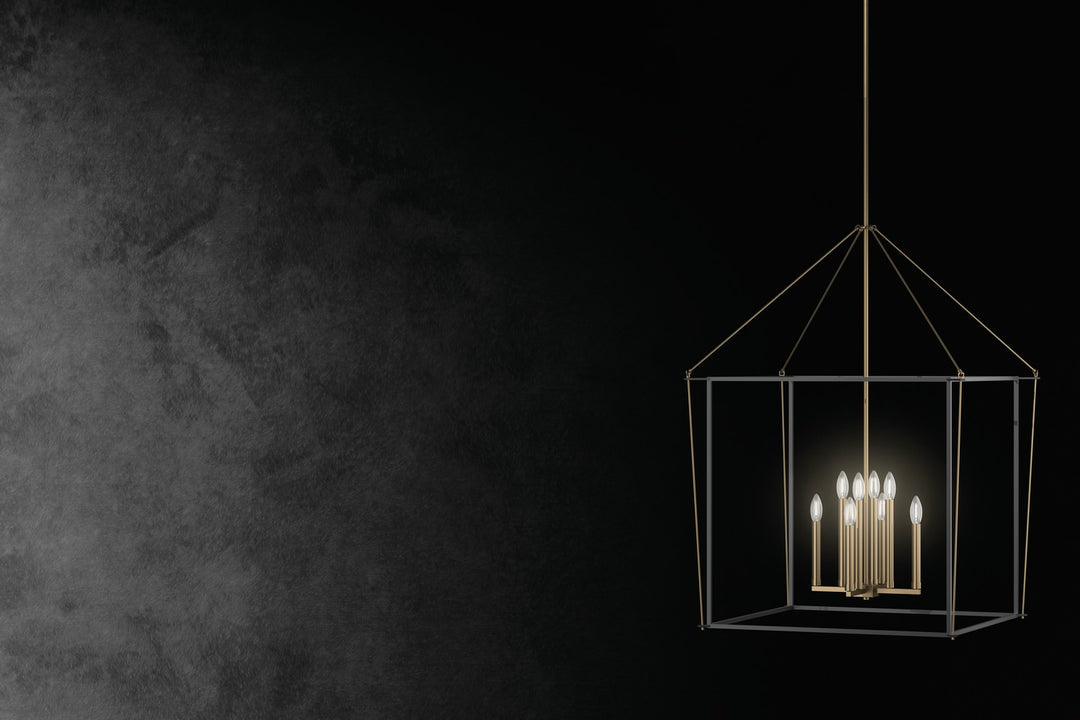 Kichler Canada - 52628CPZ - Eight Light Foyer Pendant - Eisley - Champagne Bronze