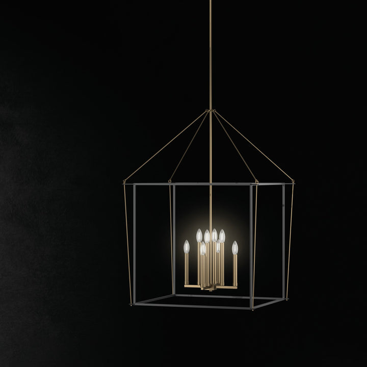 Kichler Canada - 52628CPZ - Eight Light Foyer Pendant - Eisley - Champagne Bronze