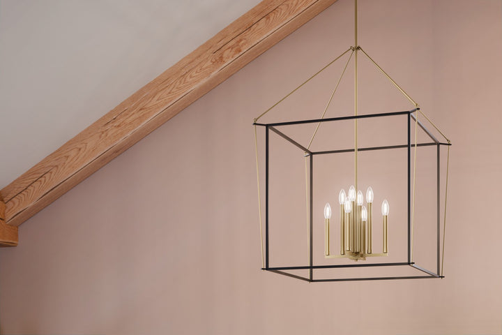 Kichler Canada - 52628CPZ - Eight Light Foyer Pendant - Eisley - Champagne Bronze