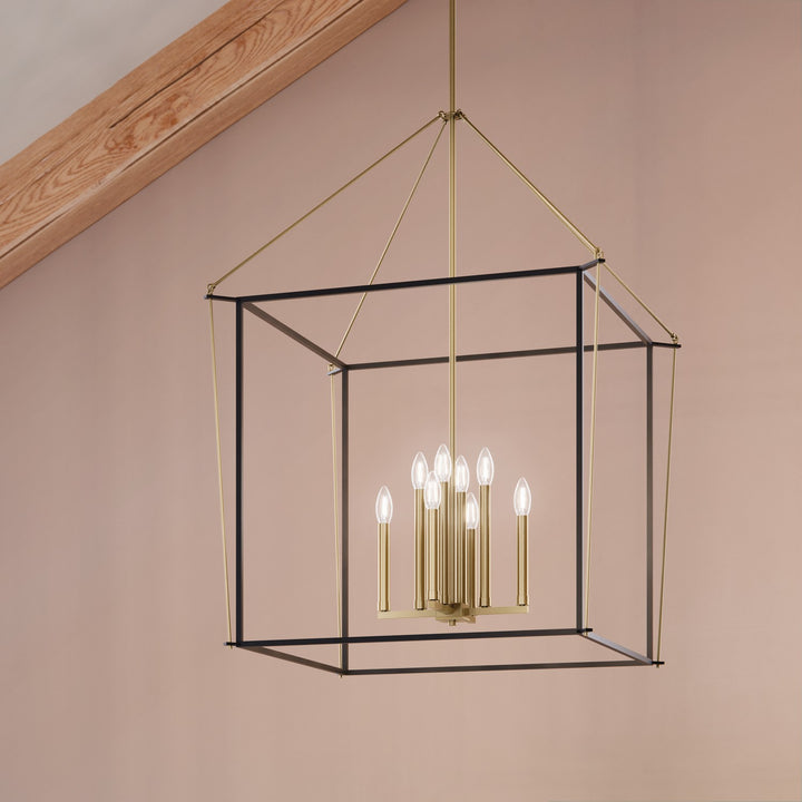 Kichler Canada - 52628CPZ - Eight Light Foyer Pendant - Eisley - Champagne Bronze