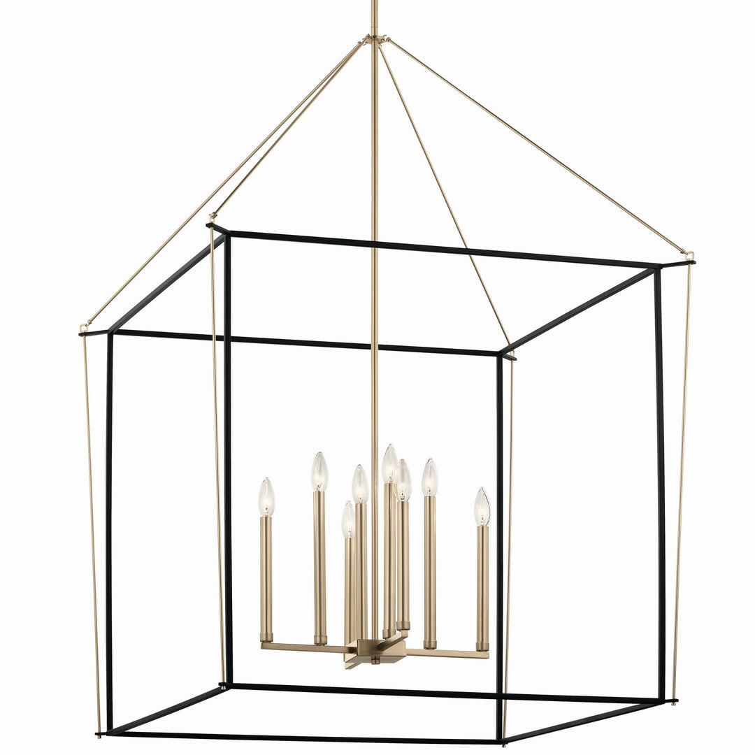 Kichler Canada - 52629CPZ - Eight Light Foyer Pendant - Eisley - Champagne Bronze