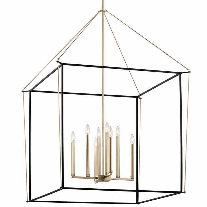 Kichler Canada - 52629CPZ - Eight Light Foyer Pendant - Eisley - Champagne Bronze
