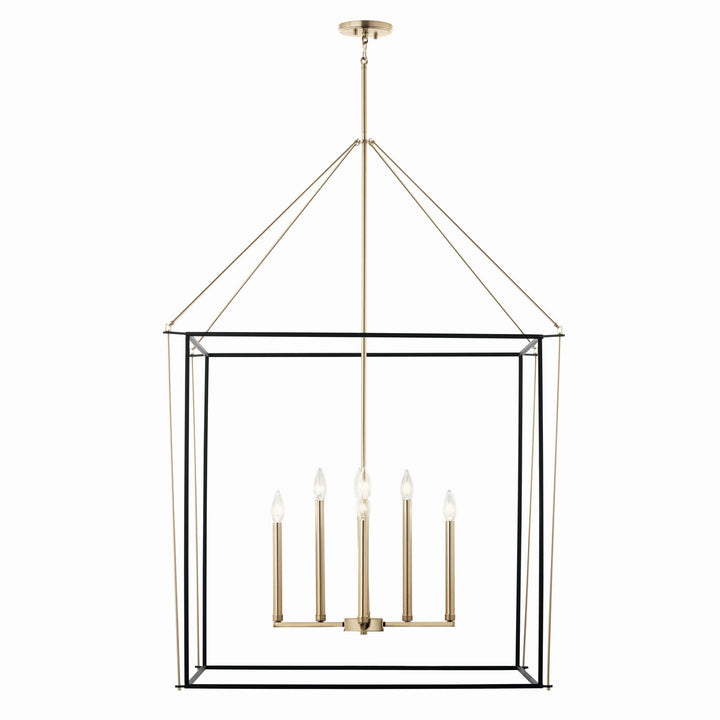 Kichler Canada - 52629CPZ - Eight Light Foyer Pendant - Eisley - Champagne Bronze