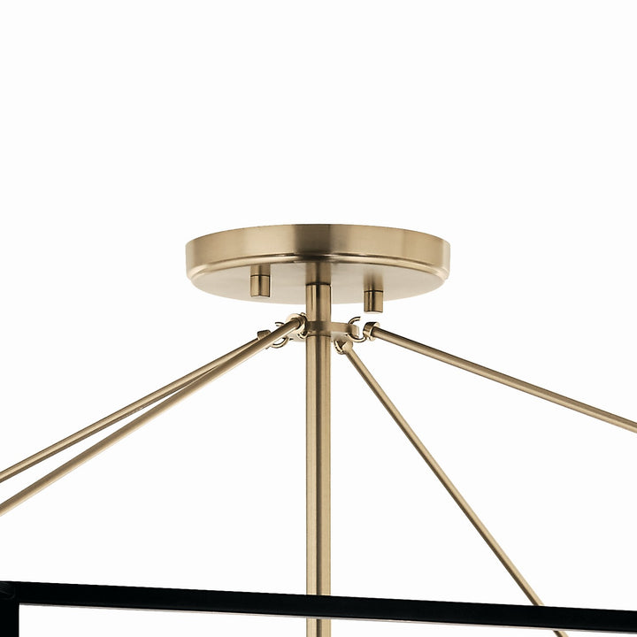 Kichler Canada - 52632CPZ - Four Light Semi Flush Mount - Eisley - Champagne Bronze