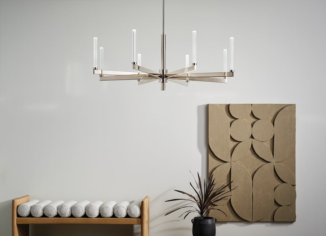 Kichler Canada - 52668PN - LED Chandelier - Sycara - Polished Nickel