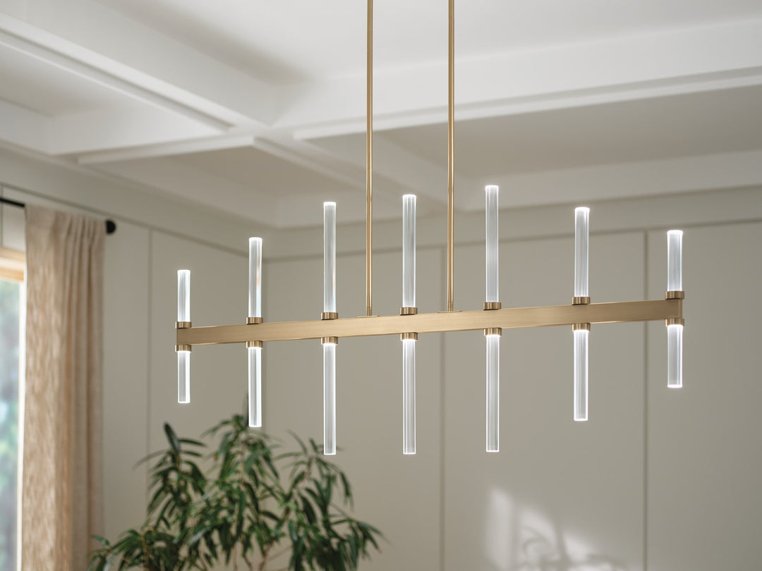 Kichler Canada - 52670CPZ - LED Linear Chandelier - Sycara - Champagne Bronze