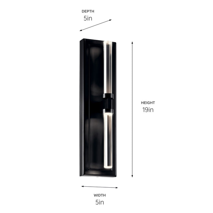 Kichler Canada - 52671BK - LED Wall Sconce - Sycara - Black