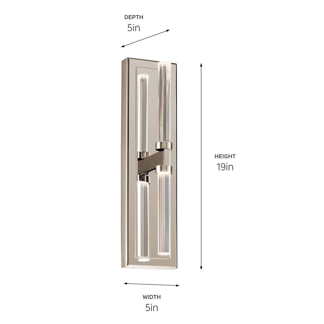 Kichler Canada - 52671PN - LED Wall Sconce - Sycara - Polished Nickel