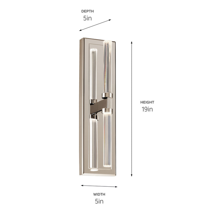 Kichler Canada - 52671PN - LED Wall Sconce - Sycara - Polished Nickel