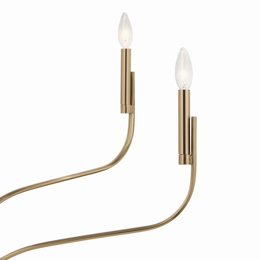 Kichler Canada - 52673CPZ - Six Light Chandelier - Livadia - Champagne Bronze