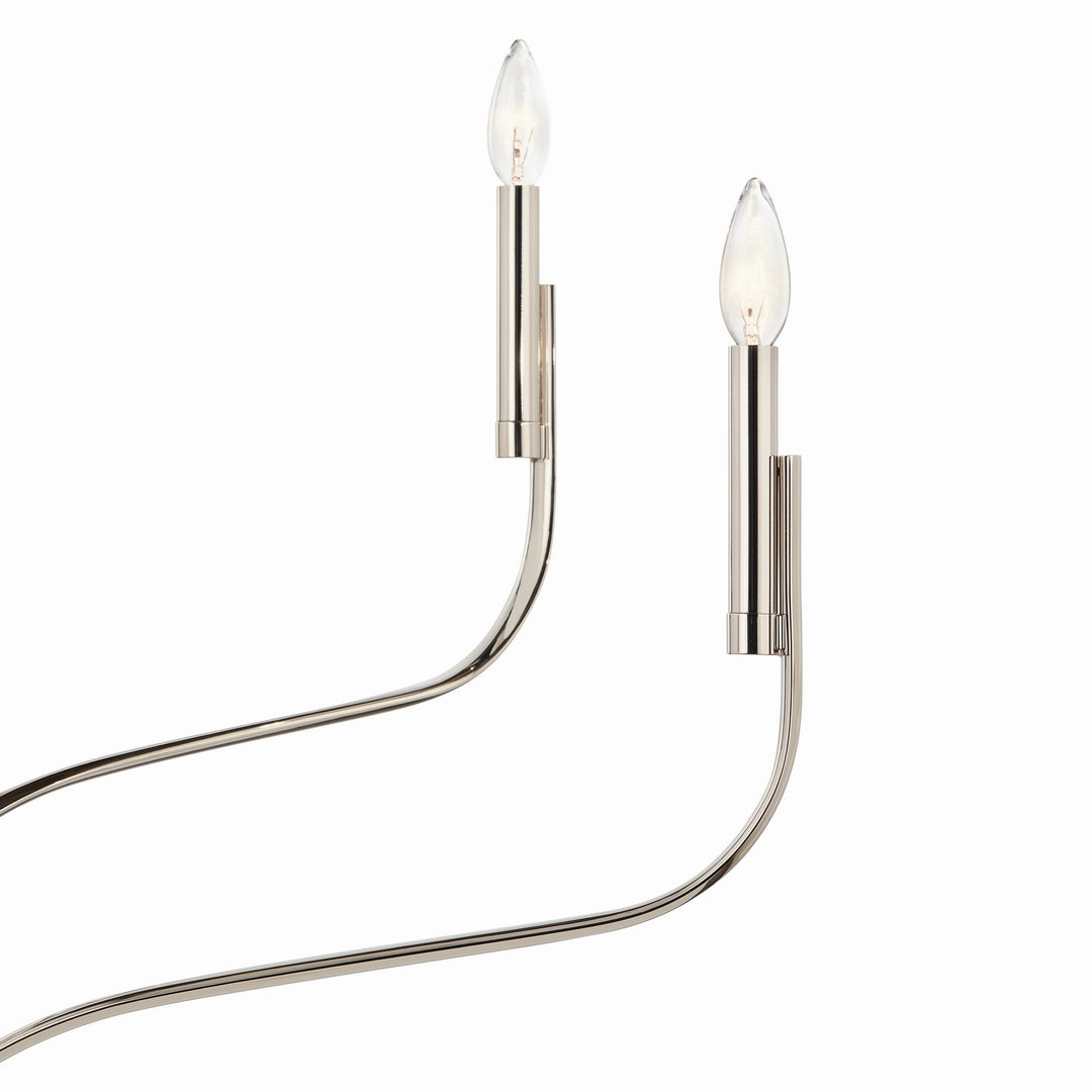 Kichler Canada - 52673PN - Six Light Chandelier - Livadia - Polished Nickel
