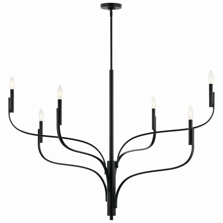 Kichler Canada - 52674BK - Six Light Chandelier - Livadia - Black