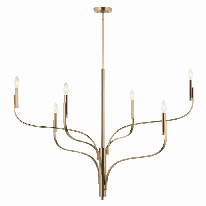 Kichler Canada - 52674CPZ - Six Light Chandelier - Livadia - Champagne Bronze