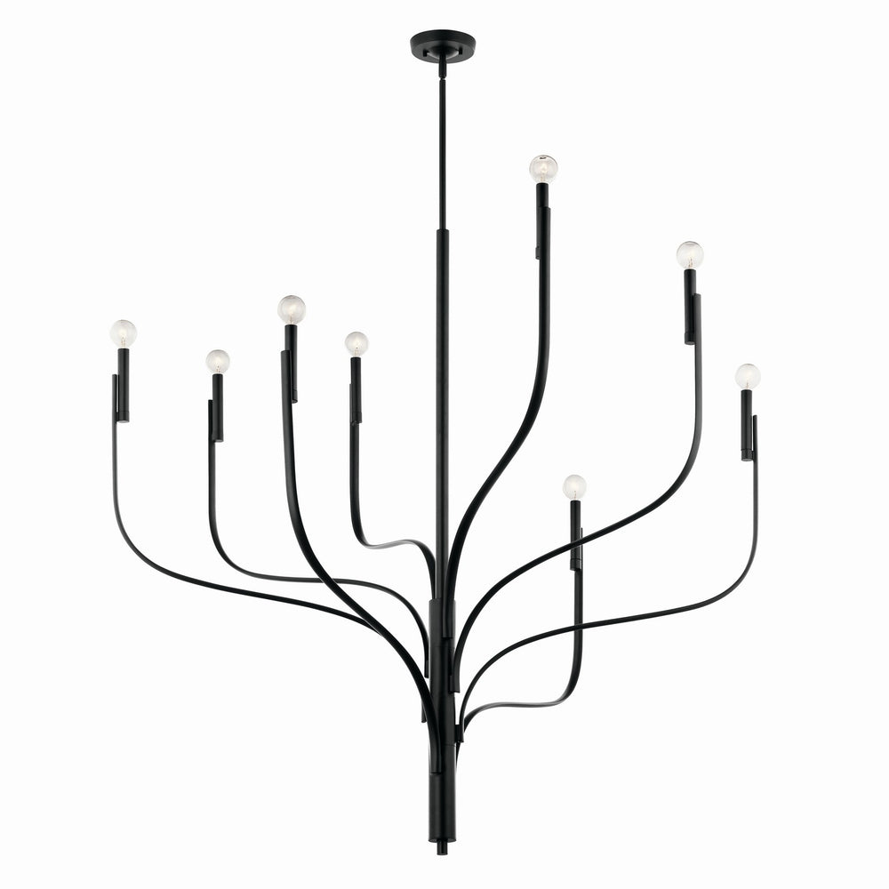 Kichler Canada - 52675BK - Eight Light Chandelier - Livadia - Black