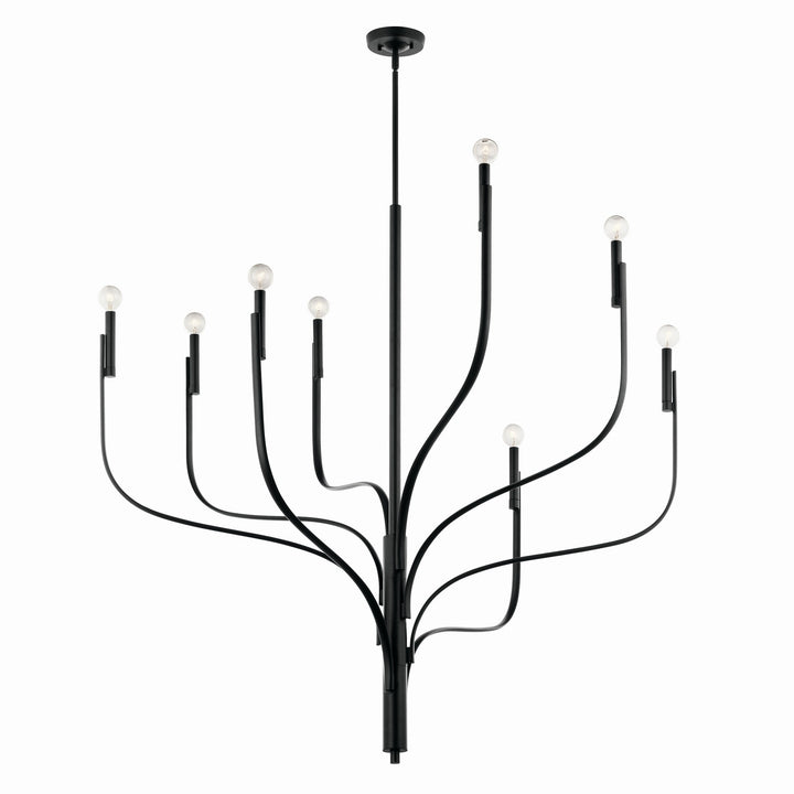 Kichler Canada - 52675BK - Eight Light Chandelier - Livadia - Black