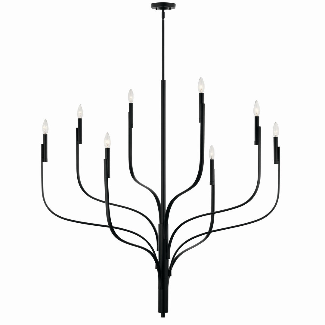 Kichler Canada - 52675BK - Eight Light Chandelier - Livadia - Black