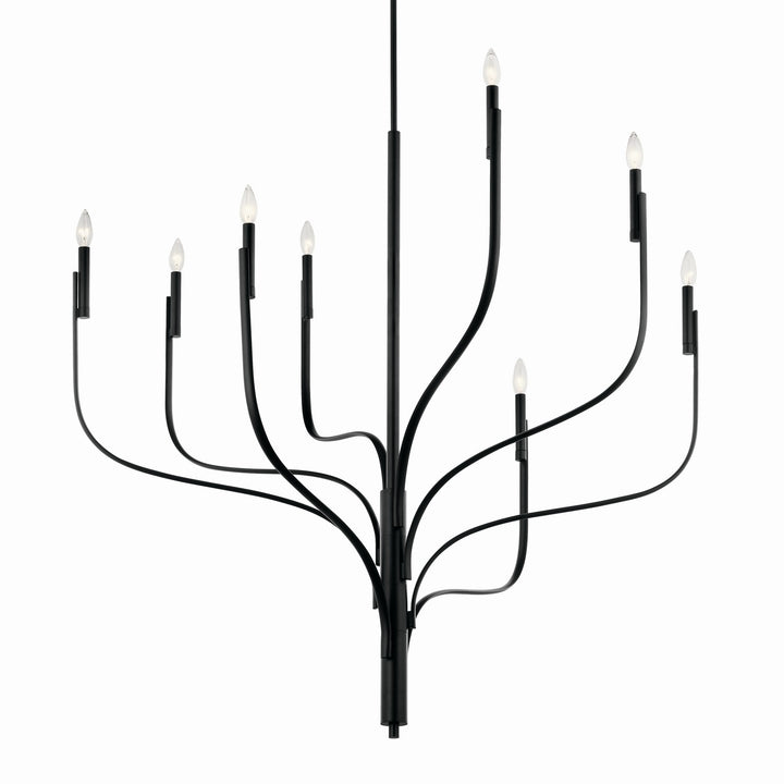 Kichler Canada - 52675BK - Eight Light Chandelier - Livadia - Black