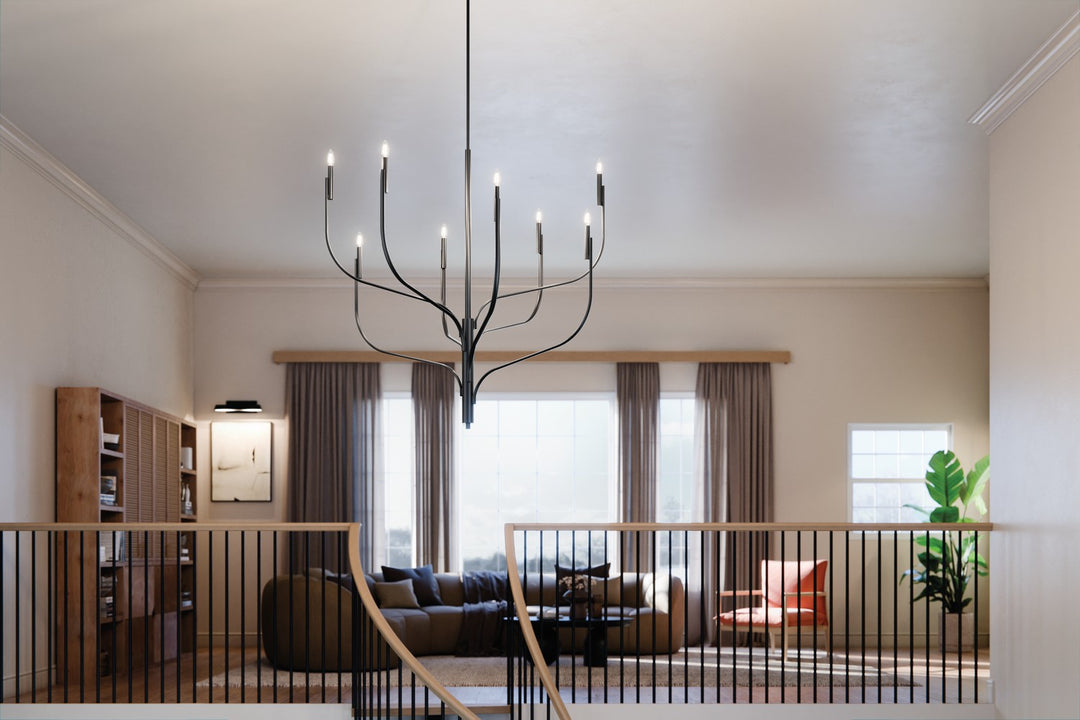 Kichler Canada - 52675BK - Eight Light Chandelier - Livadia - Black