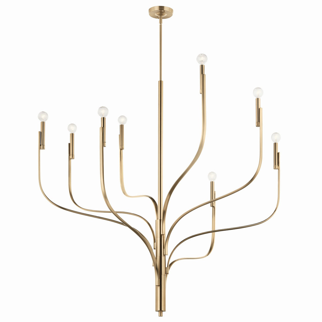 Kichler Canada - 52675CPZ - Eight Light Chandelier - Livadia - Champagne Bronze