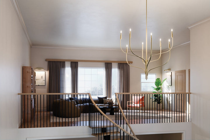 Kichler Canada - 52675CPZ - Eight Light Chandelier - Livadia - Champagne Bronze