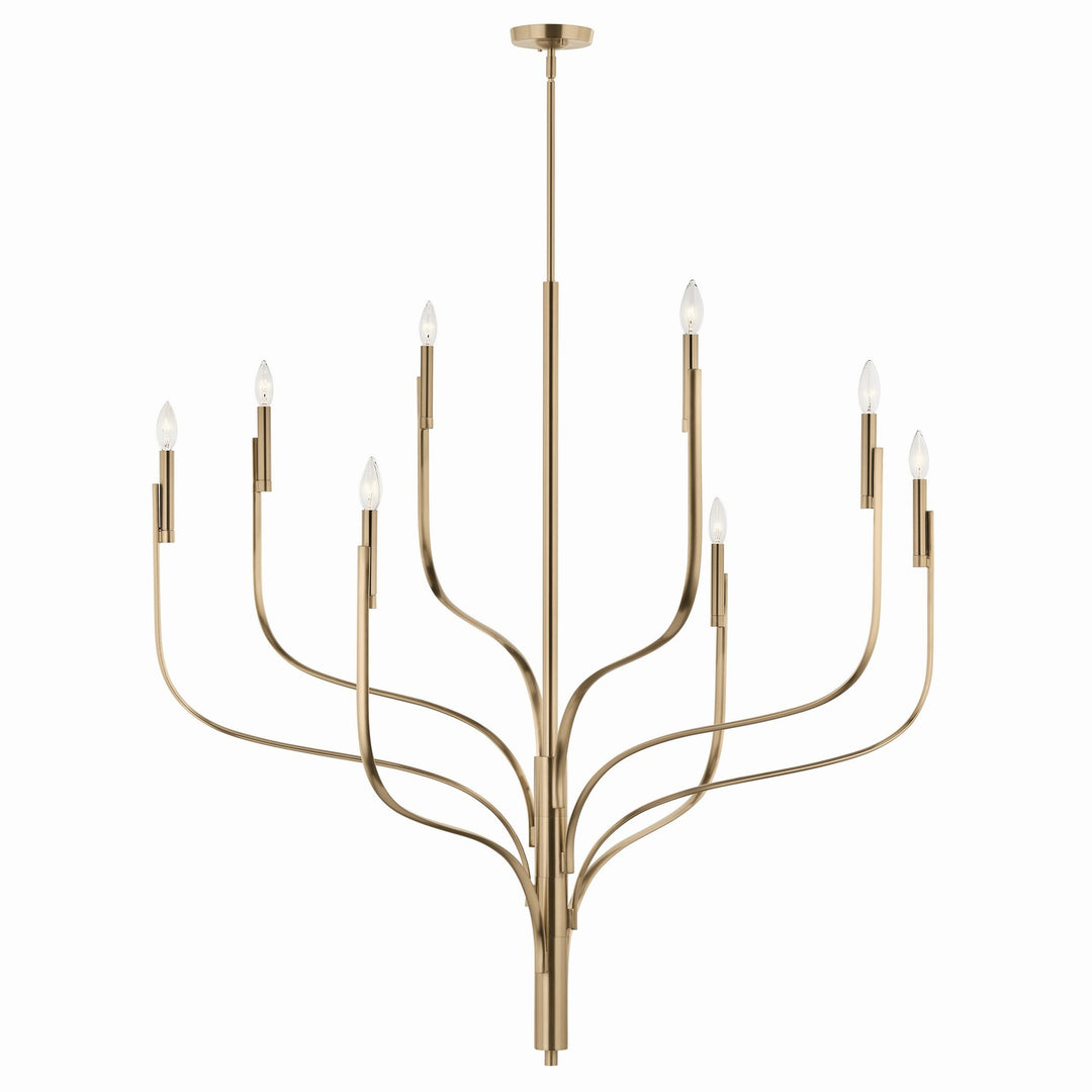 Kichler Canada - 52675CPZ - Eight Light Chandelier - Livadia - Champagne Bronze
