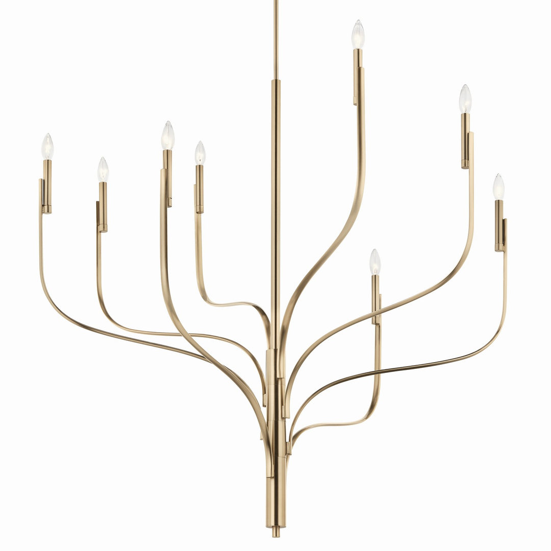 Kichler Canada - 52675CPZ - Eight Light Chandelier - Livadia - Champagne Bronze