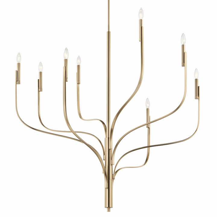 Kichler Canada - 52675CPZ - Eight Light Chandelier - Livadia - Champagne Bronze