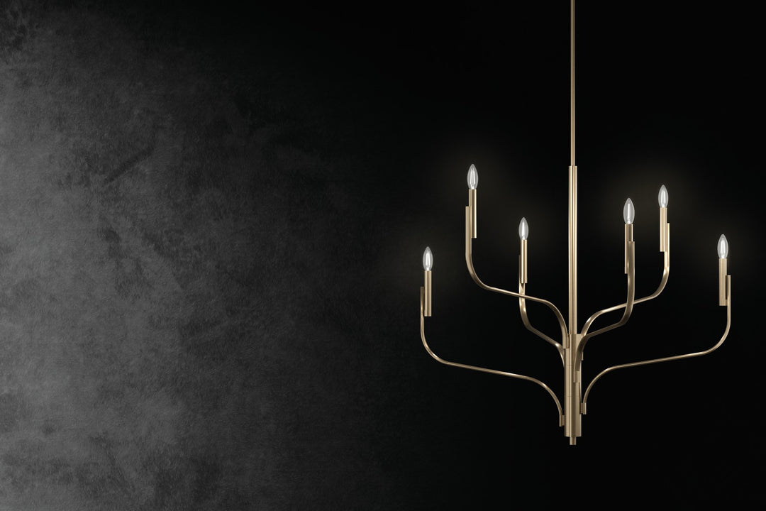 Kichler Canada - 52675CPZ - Eight Light Chandelier - Livadia - Champagne Bronze