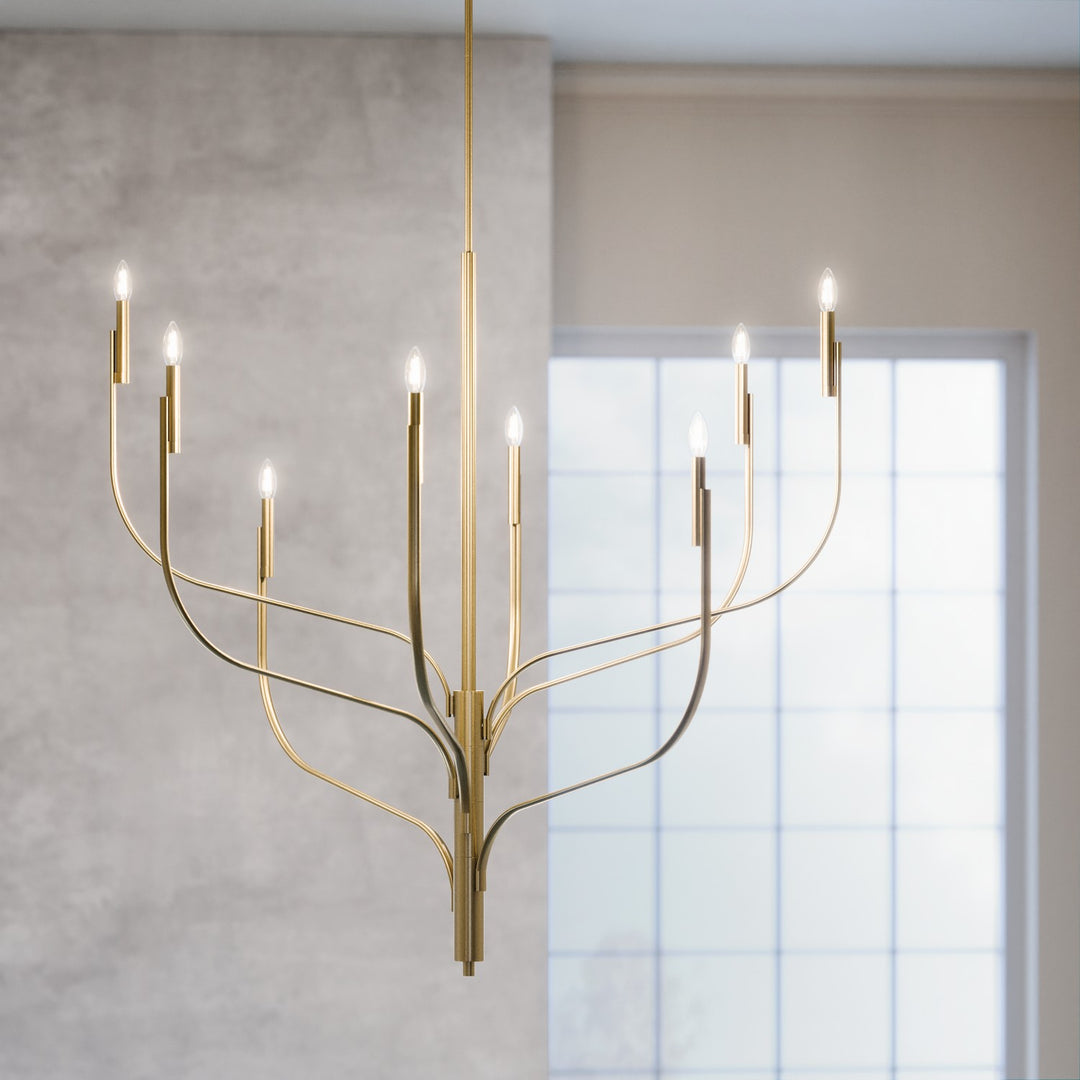 Kichler Canada - 52675CPZ - Eight Light Chandelier - Livadia - Champagne Bronze