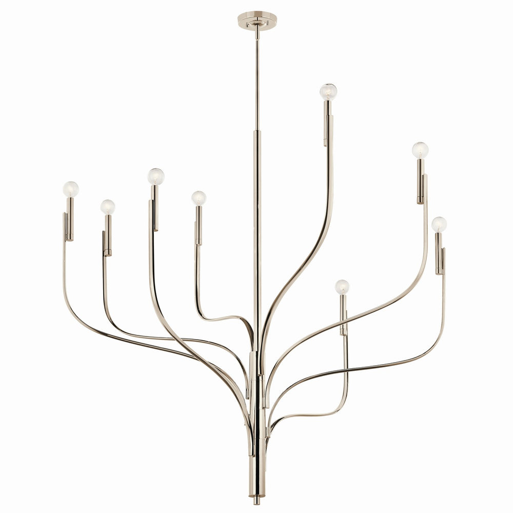 Kichler Canada - 52675PN - Eight Light Chandelier - Livadia - Polished Nickel