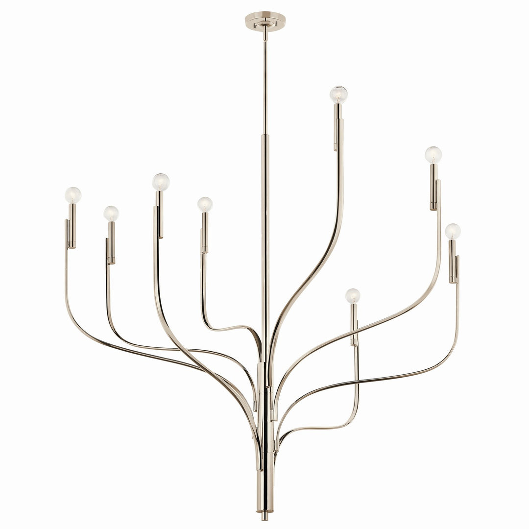 Kichler Canada - 52675PN - Eight Light Chandelier - Livadia - Polished Nickel