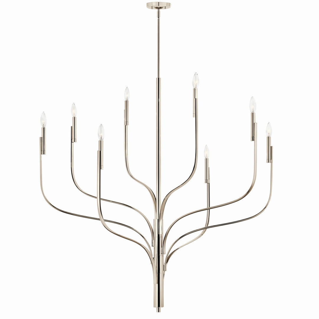 Kichler Canada - 52675PN - Eight Light Chandelier - Livadia - Polished Nickel