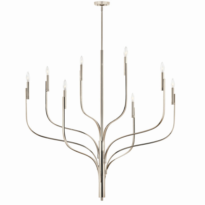 Kichler Canada - 52675PN - Eight Light Chandelier - Livadia - Polished Nickel